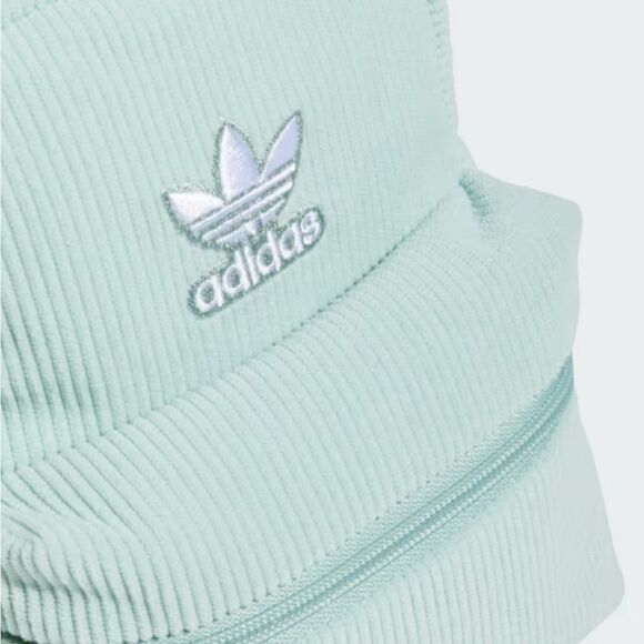 Adidas Trefoil 2.0 Curduroy Mini Backpack- Hazy Green